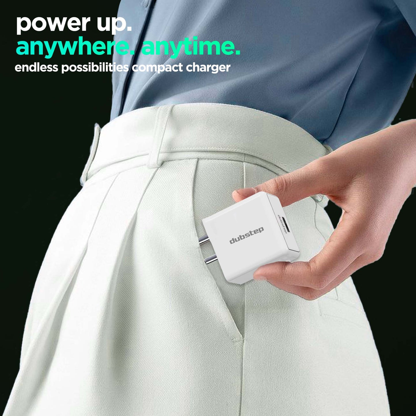 Sprint All In One 25W 5A Fast Charging Adapter with Cable (USB To Type-C)