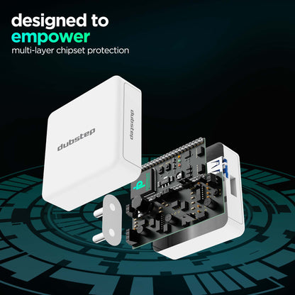 Sprint All In One 25W 5A Fast Charging Adapter with Cable (USB To Type-C)