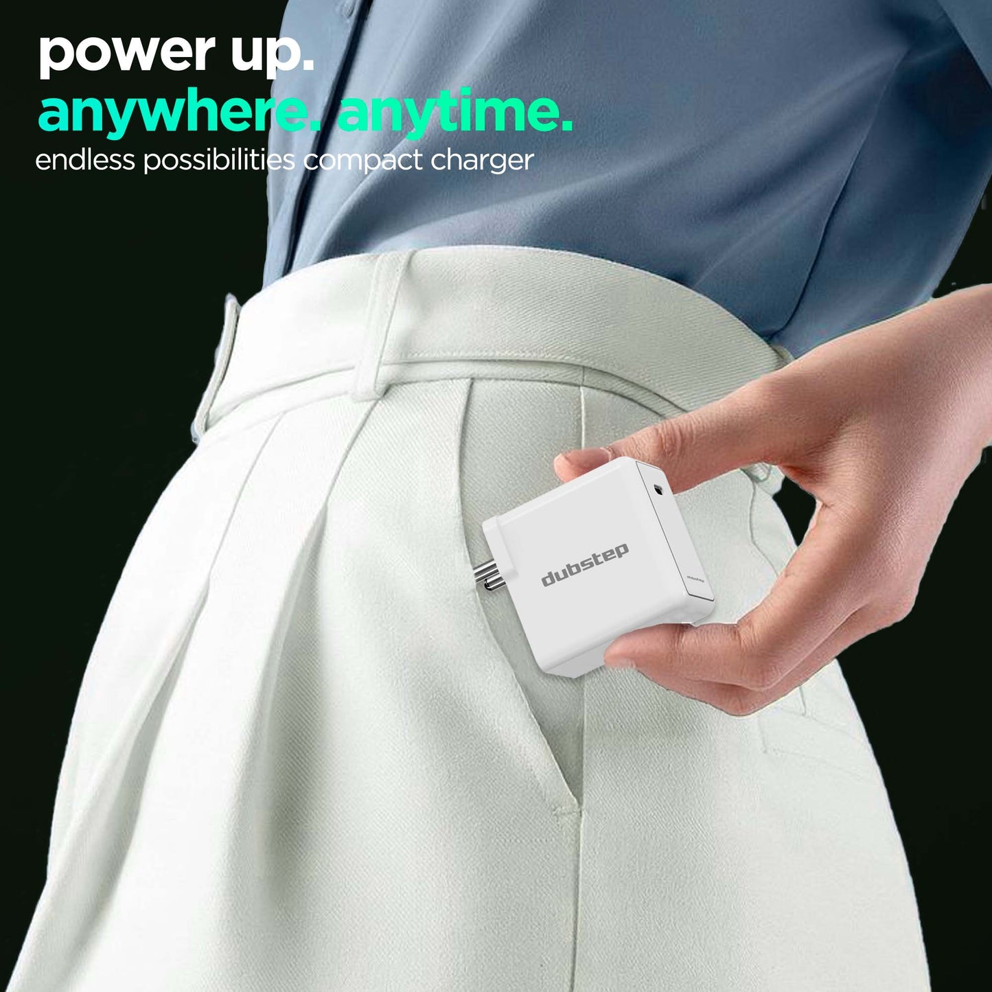 Sprint All In One 30W 6A Fast Charging Adapter with Cable (Type-C to Type-C)