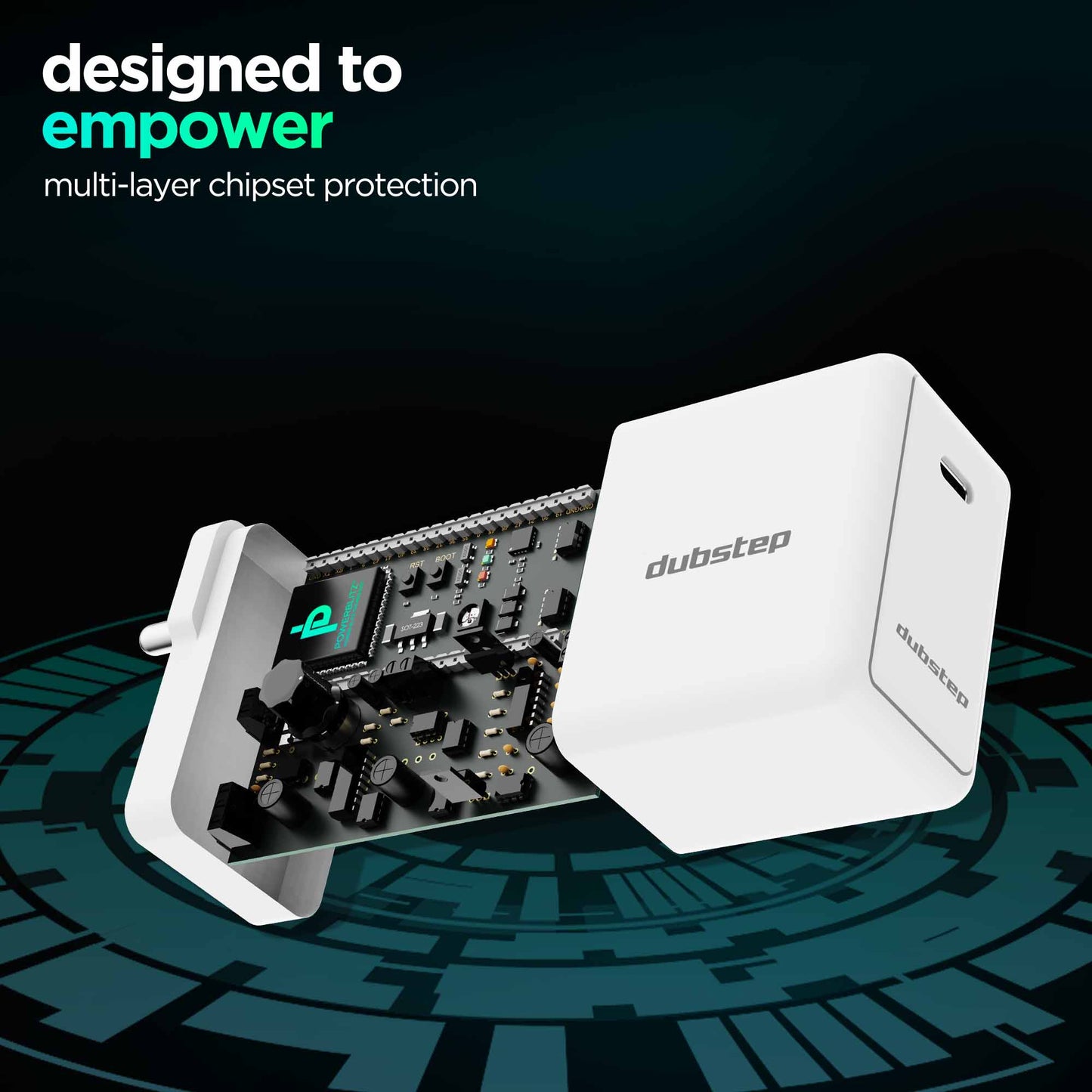 Sprint All In One 30W 6A Fast Charging Adapter with Cable (Type-C to Type-C)