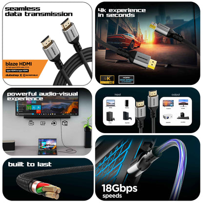 Blaze HDMI 4k high speed cable (1.5m)