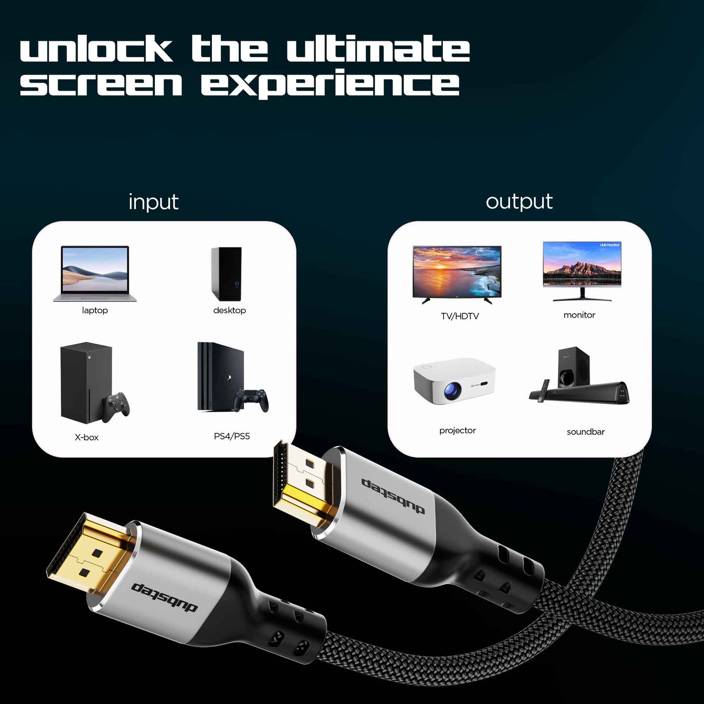 Blaze HDMI 4k high speed cable (1.5m)